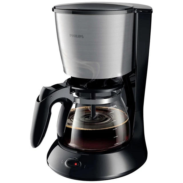 Philips Daily Collection  HD7462/20 Kaffeemaschine Schwarz, Metall  Fassungsv...