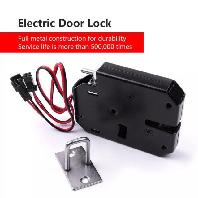 DC 12V Elektromagnet Schloss Elektromagnetische Verriegelung Türriegel Schloss 3