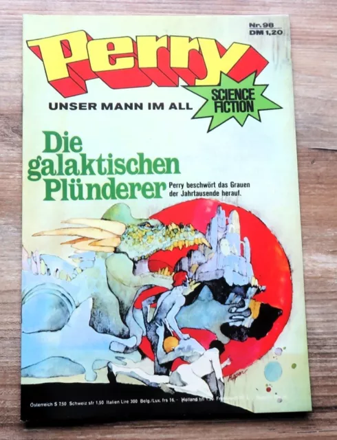 Comic - Perry unser Mann im All, Nr. 98- Moewig/Hethke - Zustand wie neu!