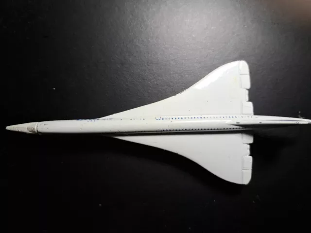 MINIATURE MATCHBOX DE L'AVION LE CONCORDE AIR FRANCE 14 X 6 cm de 1978