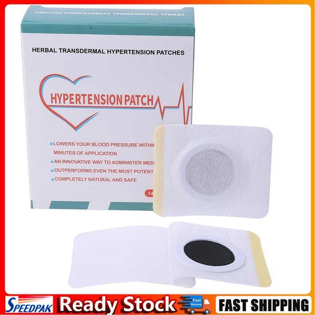 14pcs Chinese Herbal Hypertension Patch High Blood Pressure Lower Health Plaster
