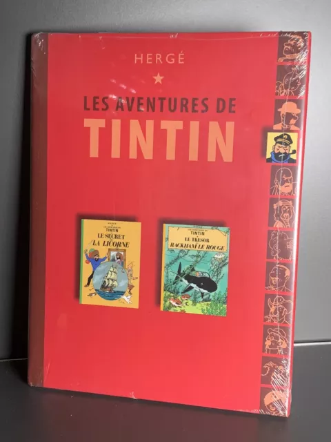 DOUBLE TINTIN &amp;DUO&amp; : Licorne/Trésor + Portrait du CAPITAINE HADDOCK ...