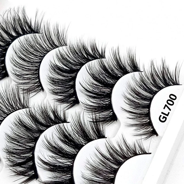 Wimpern Wispy Falsch Handgemacht Make-up Natürlich Verlängerung Werkzeug