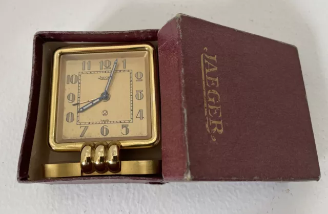 Reveil Jaeger LeCoultre 2 jours, Clock, Horloge