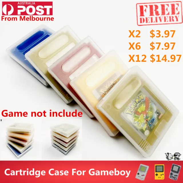 Clear Protective Game Storage Case Cover For Nintendo GameBoy Color DGM GBP GBC