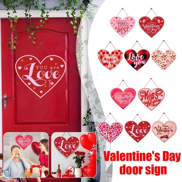 HEART SIGN LOVE Wall Hangings Decor 2024 Valentine's Day Sign For Front