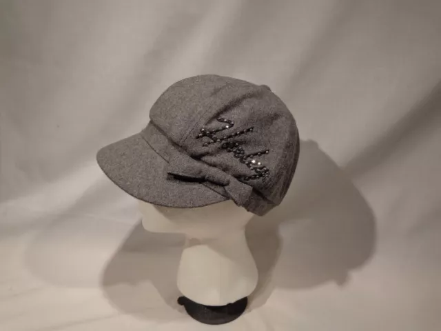 Harley Davidson Women's Newsboy Cap / Hat, One Size All, Hook & Loop Closure