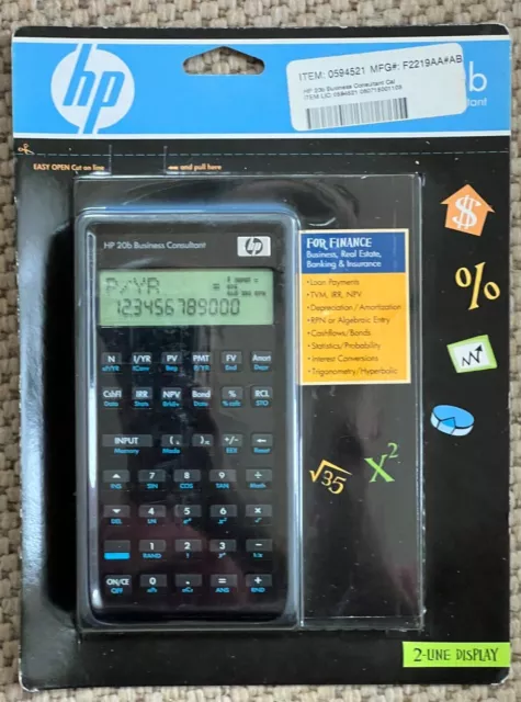 Calculatrice Hewlett Packard HP-20b - Neuf