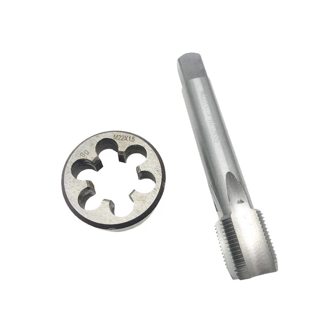 M22x1.5 Tap and Die Set RH Right Hand M22 x 1.5 Thread Tap RH High Speed Steel