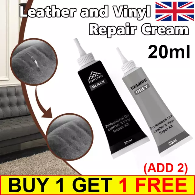 Leather Repair Kit Filler Vinyl DIY Car Seat Patch Sofa Rip Hole