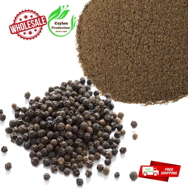 100% Organic Natural Black Pepper ground powder-Peppercorns Ceylon spices free