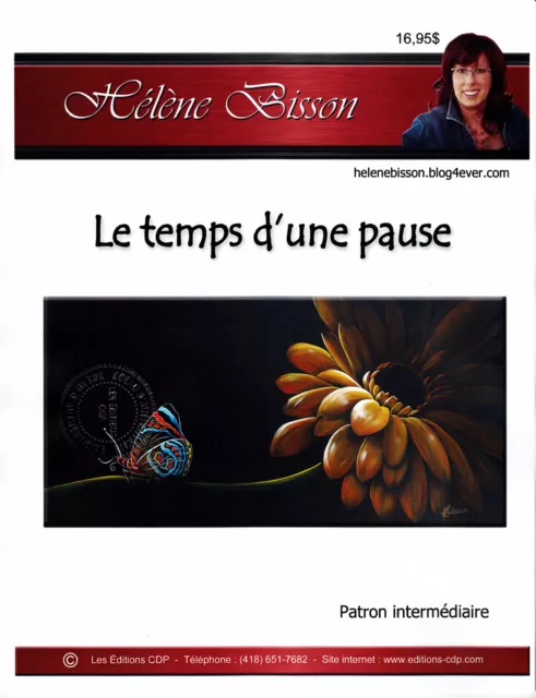 Patron de peinture décorative par Hélène Bisson - Le temps d'une pause