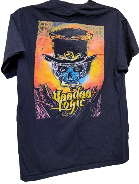 VooDoo Logic Vintage Rock Band T-Shirt 2 Sides Size Medium