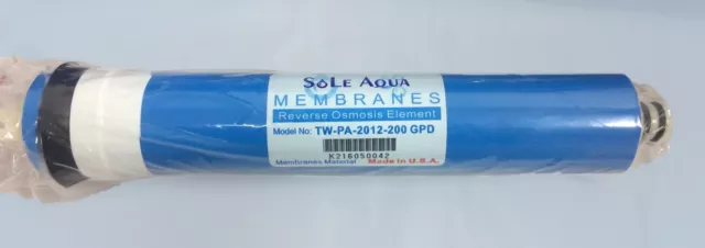 Reverse Osmosis Membrane 200 GPD. Approx 760 Litres per day (13-60)