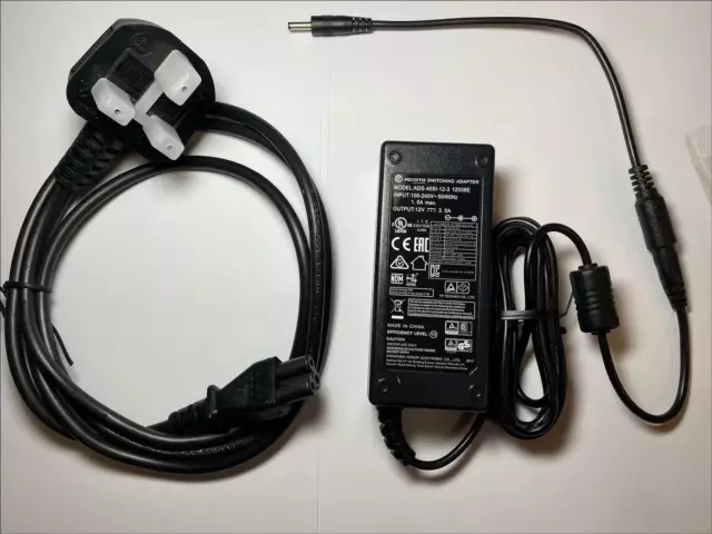 Replacement 12V 3A AC-DC Adaptor Charger for Fusion 5 S14 Windows 14.1" Laptop