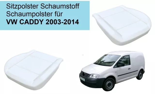 Almohadilla para Sentarse VW Caddy Esponja de Espuma Desde 2003-2014