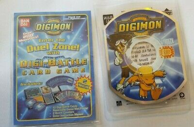1999 Digimon Upper Deck Digital Monster PowerDeck Trading Card CD Mint In Case