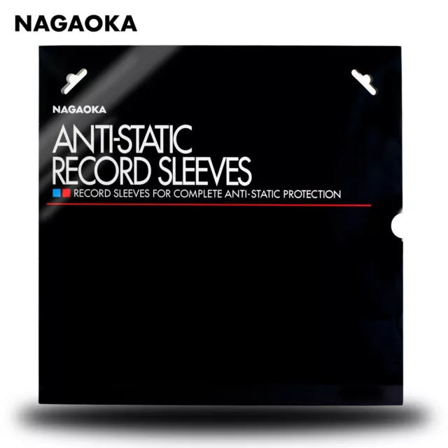 NAGAOKA - Antistatische Innenhüllen Transparent 12" LP/Maxi Vinyl Schallplatte
