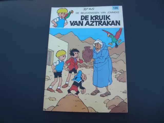 Jommeke Strip/ Comics Folge 135 " De Kruk van Aztrakan "Jef Nys farbig-neuwertig