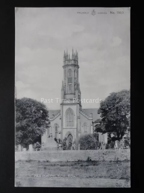 Scotland RHU Parish Church ROW Parish of Rhu & Shandon c1908 Old Postcard