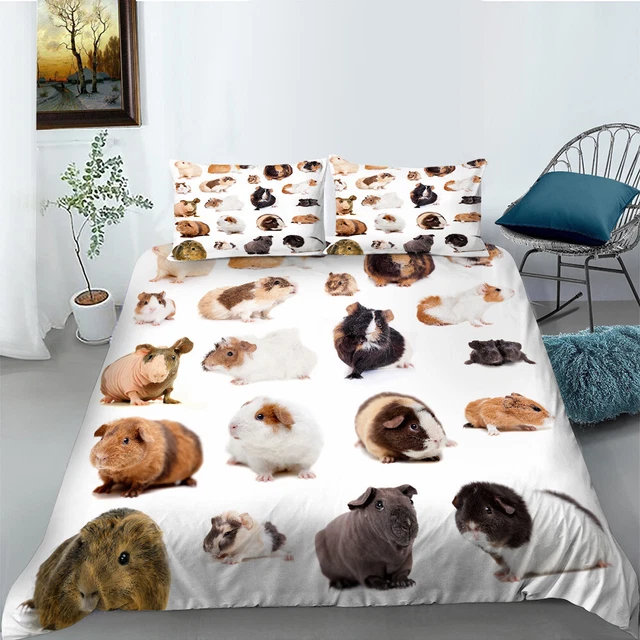 AYSUM Cat Set Di Biancheria Da Letto Aiuto Per Il Sonno Pet Cat Biancheria Da Letto Con Federe Set Copripiumino Calore Bedding Set Duvet Cover Varie Dimensioni Double(200x200cm