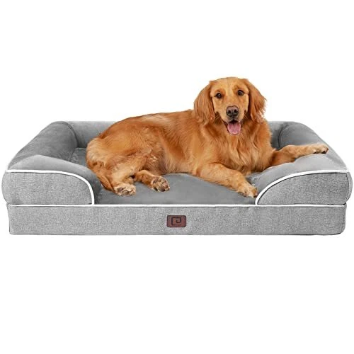 Orthopedic Dog Beds for Extra Large Dogs, Waterproof Memory Foam XL Dog Bed w...