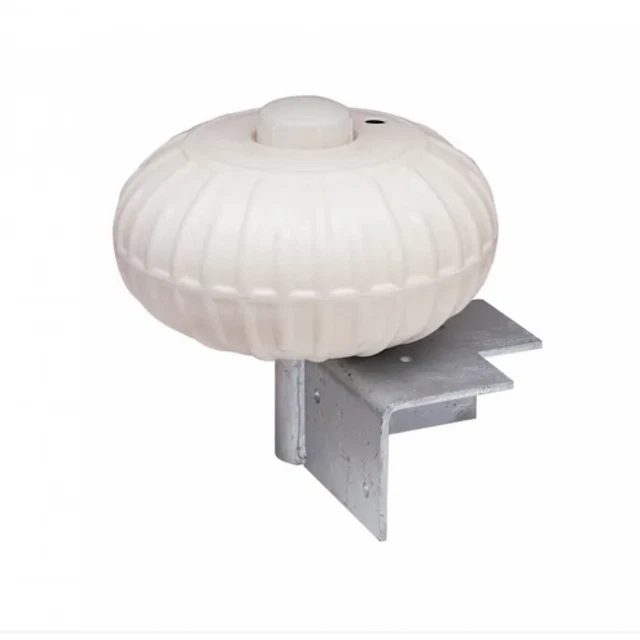 Taylor Made 1072 Vinyl Corner Mount Dock Wheel, White (12")