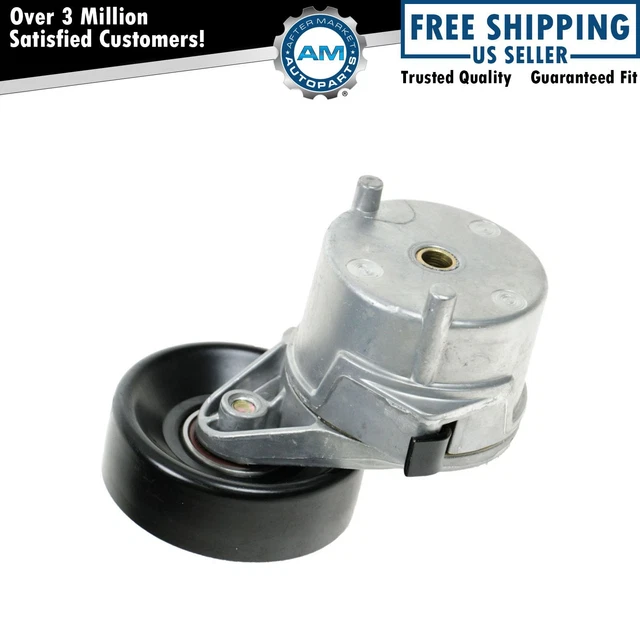 SERPENTINE BELT TENSIONER & Smooth Pulley for Ford E150 E250 F150 4.2L