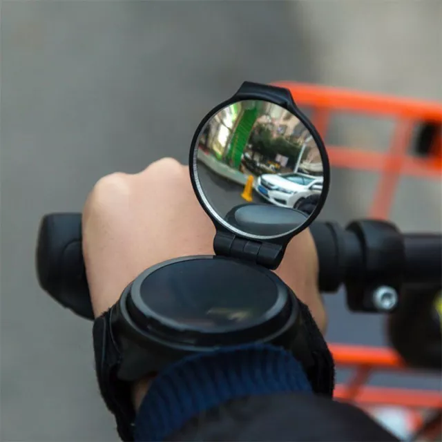 Adjustable Armband Rearview Bicycle Mirror Wrist Band 360°