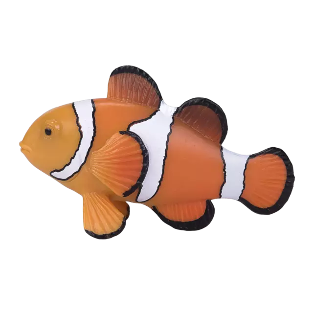 .Mojo CLOWN FISH plastic animal sea toy figure model figurine fish bath marine