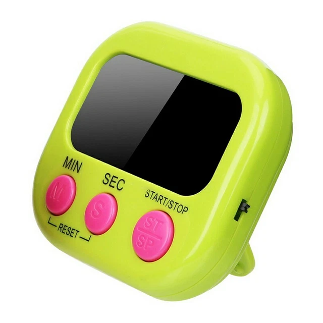 Kitchen Timer Large LCD Digital Display Screen Magnetic COUNT DOWN Sport Alarm