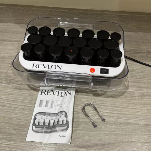 Revlon - Professionelle Rollen - 9306 - 20x beheizte Haarrollen & 5x Haarnadeln