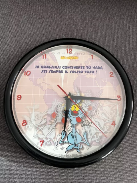 Orologio da parete Lupo Alberto Silver Mick Anni 90