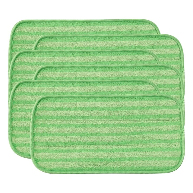 6 cuscinetti per mocio in microfibra lavabili/riutilizzabili compatibili con U7A7 bagnato