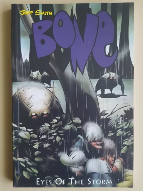 BONE VOL 3: EYES OF THE STORM TPB Jeff Smith USED-VGC OOP