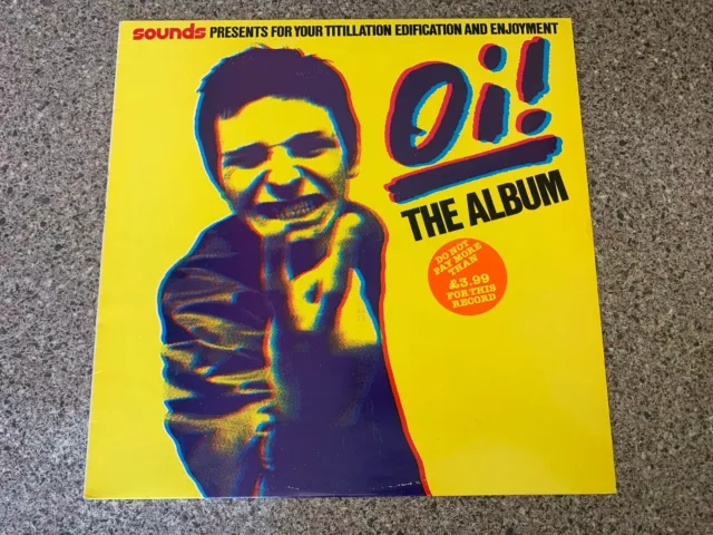 Oi The Album 4 Skins Cockney Rejects Rare Original UK LP