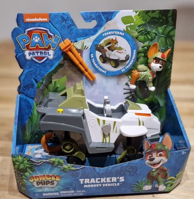 PAW PATROL JUNGLE Pups Transforms Tracker Monkey Vehicle £25.99 ...