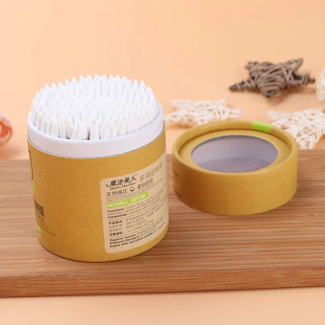 200 Pcs Makeup Cotton Swab Disposable Cotton Swab Double Head