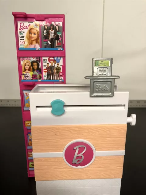 Barbie Grocery Store Shelves Checkout Counter Cash Register Replacement 2017 W27