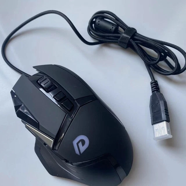 WIRE GAMING MOUSE 8 Programmable Button Brilliant Backlight Max 7200 ...