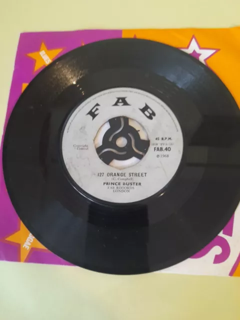 PRINCE BUSTER - ROUGH RIDER / EIN SCHRITT DARÜBER HINAUS F AB 45 FAB 40 1968 Ska