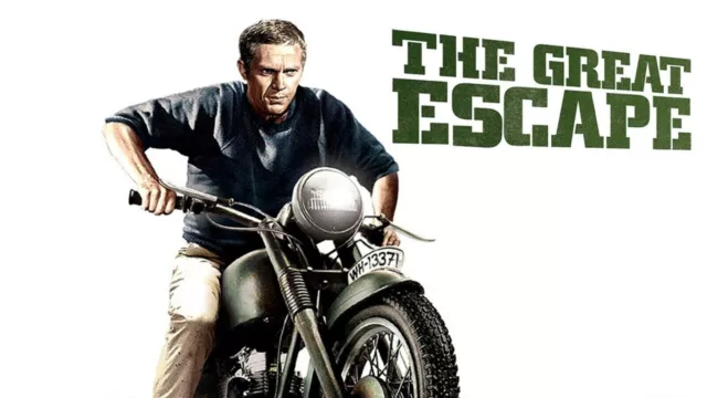 THE GREAT ESCAPE STEVE MCQUEEN WALL ART COVERING 30x20 Inch Canvas Framed UK