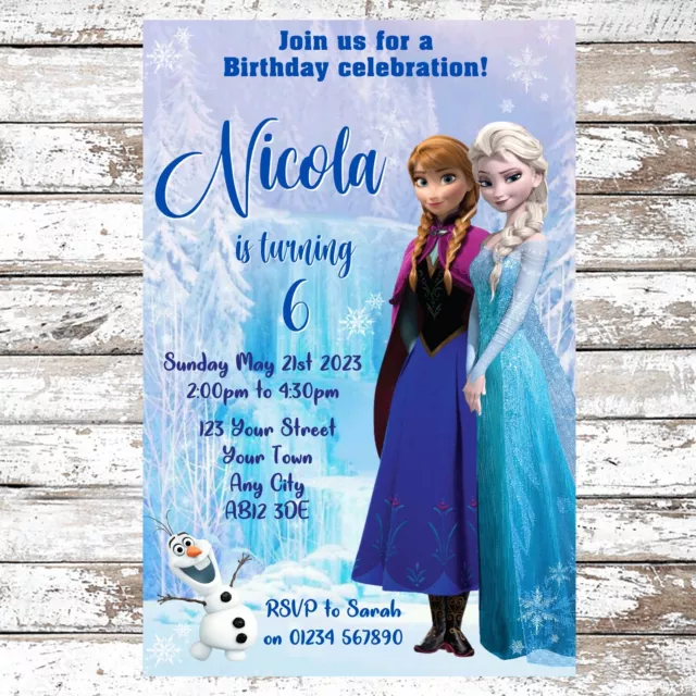 personalised birthday party invites invitations DISNEY LILO AND STITCH  ANGEL