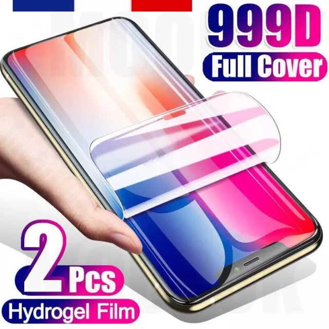 2 X FILM Protection Hydrogel iPhone 15 14 SE 13 12 Mini 11 Pro XR X Max 8 7  Plus EUR 4,49 - PicClick FR