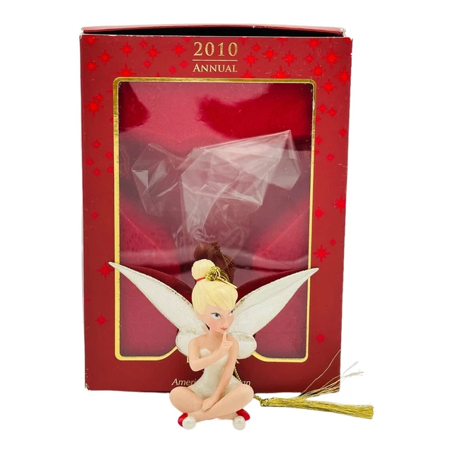 LENOX DISNEY TINKER Bell Secret Santa Tink Christmas Ornament 2010 NEW