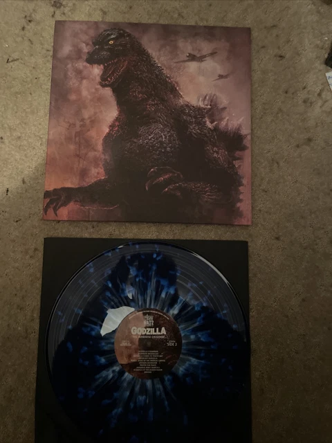 GODZILLA Atomic Breath Blue And White Splatter Death waltz rare AKIRA IFUKUBE GODZILLA Atomic Breath Blue And White Splatter Death waltz rare AKIRA IFUKUBE