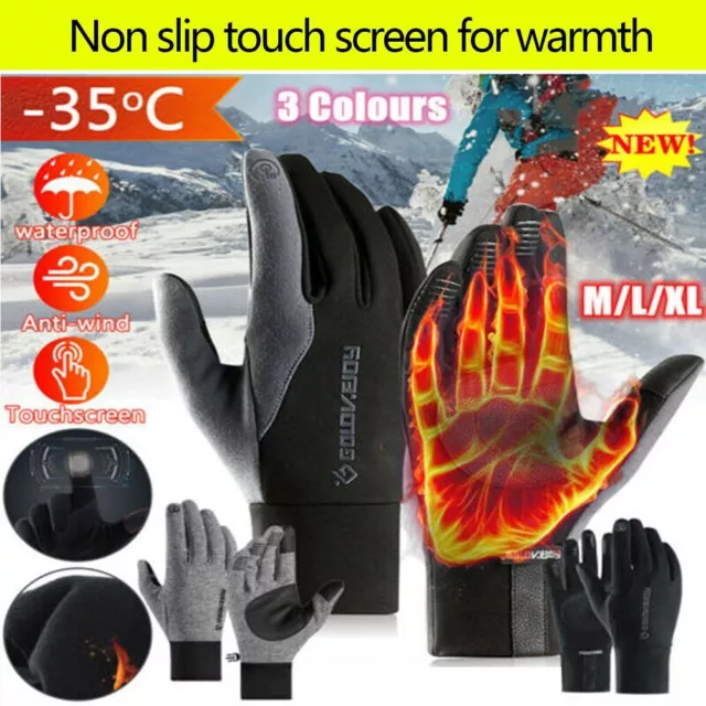 pour écran tactile Automne Hiver Gants chauds Moufles intérieures en peluche