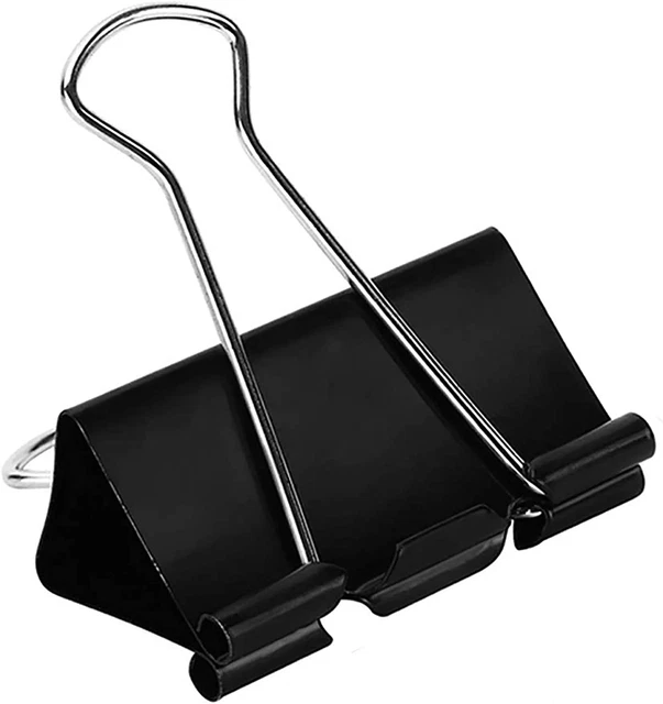 Extra Large Binder Clips (36 Pack) 2 Inch, Big Paper Clamps for Office Supplies,