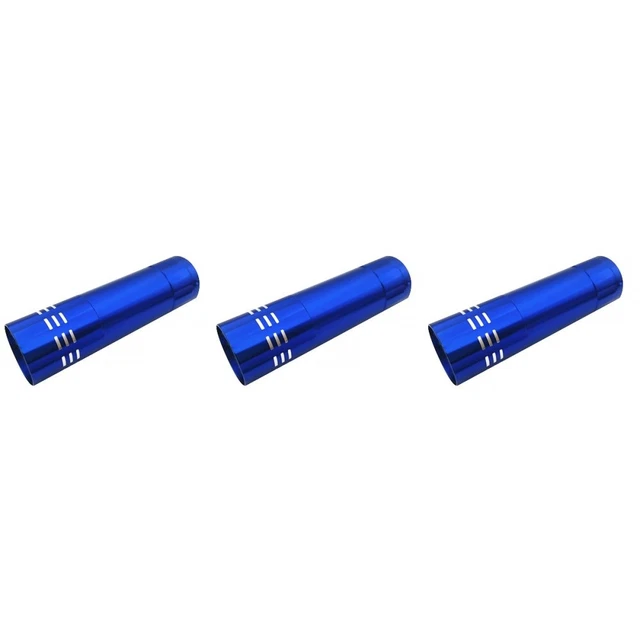 3x 9 LEDs UV LED Linterna Linterna Joyería Identificar Luz