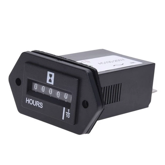 Premium Indicatore Ore Timer per Generatore Motore Facile Installazione HM